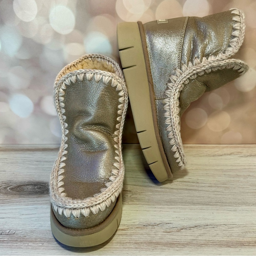 Mou Eskimo 18 Bounce Stone Metallic Boots